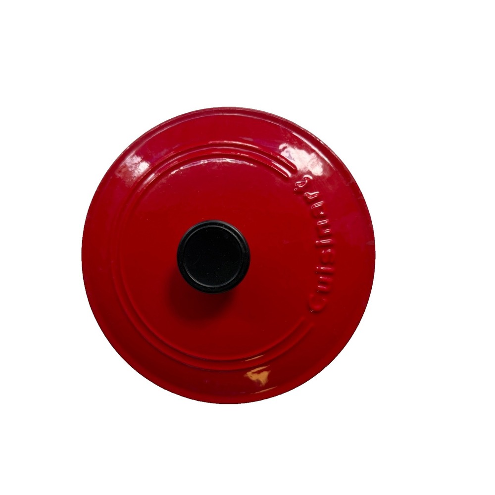 Cuisinart Red Cast Iron Enamel LID ONLY 3.0 Qt (2.9 L) Dutch Oven Replacement